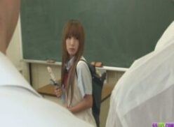 Asian student fucked hard