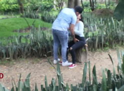 En el parque porno