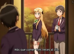 Parejas Anime Besandose