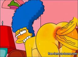 The Simpsons Bart And Marge