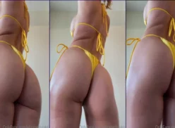 Elizabeth Zaks prueba de bikini con tanga en Onlyfans Video Leaked