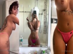 Imágenes de Malu Trevejo en el baño mostrando su sensualidad