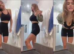 Ashley Tervort se muestra sin ropa en videos filtrados en la ducha