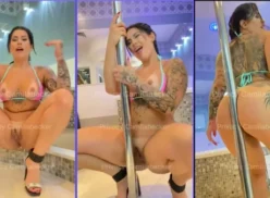 Camila Becker chupa y baila con su hermoso y atractivo culo