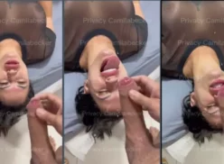 Camila Becker dándose un baño de leche facial tras un muy buen sexo oral