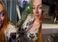 Jessica Patez fue captada masturbándose al aire libre, en Privacy momento expuesta ante sus vecinos