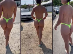 Kah Kampa luciendo un bikini súper escotado