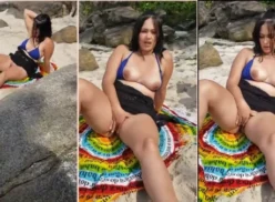 Kel Secrets de TikTok se folla el coño en la playa