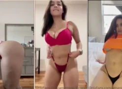 La joven Amanda Ambrósio está arrasando, balanceándose con todo su culo en tanga, ¡un acierto total