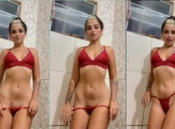 Mira a Lett Silveiro haciendo un strip mostrando su pepeka