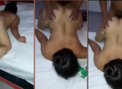 Mujer casada es filmada en el motel teniendo sexo con su amante mientras su marido graba todo