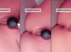 Solo mira a Jessica Pacheco divirtiéndose con un juguetito en su pepeka, es suficiente para emocionar a cualquiera