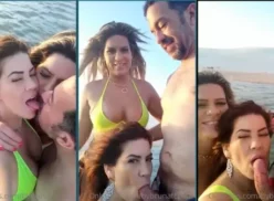 Bruna Ferraz divirtiéndose con la pareja de su amiga amamantando juntas