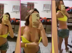 Contenido de Erica Moutinho mostrando sus grandes tetas