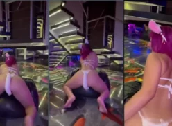 Mira los videos de Belle Belinha balanceando sus ajustadas bragas en su coño