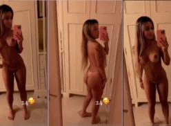 ¡Rute Rocha impactante poses sensuales frente al espejo de cuerpo entero