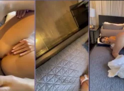 Verônica Perasso desnuda mostrando su maravilloso culo impecable a cuatro patas