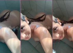 Yasmin Paladini se sensualiza bailando bajo la ducha luciendo su cuerpo sin ropa