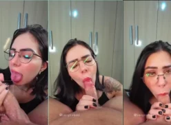 La maravillosa Lary Cubas increíble sexo oral, dejándolo todo húmedo e increíble