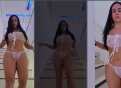 Mira el vídeo de Sandra Pereira toda sensual en braguitas súper provocativas