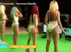 Culotes blancos con dildo