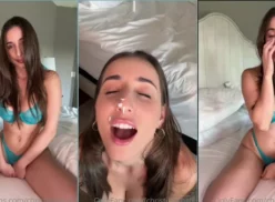 Christina Khalil video de corrida facial filtrado de JOI