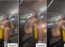 Geisy Dk es captada haciendo ejercicio sin ropa en el gimnasio