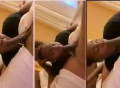 Chica negra follando oral caliente en la polla negra de su tío