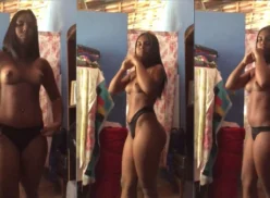 A Virgin se le filtraron fotos en Internet, solo en bragas y con los pechos al descubierto