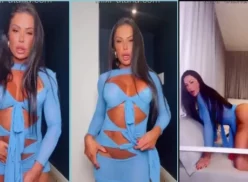 BBB25 pilla a Gracyanne Barbosa con un vestido transparente y un plug anal