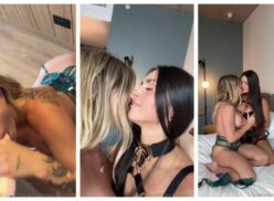 Caryn Beaumont, video de OnlyFans filtrado donde aparece desnuda y usando un consolador en un ambiente lesbiano