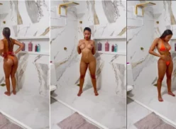 Conocida morena a la que se filtra su vídeo amateur dándose una ducha