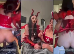 El trío de Auhneesh Nicole Pennywise en OnlyFans fue filtrado en un video