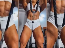 ¡Gracyanne Barbosa mostrando mucho volumen en su coño con sus shorts