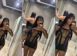 Pih, paulista, grabó un vídeo casero en el baño del club con una amiga voluptuosa y traviesa