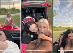 Vídeo de trío con Auhneesh Nicole filtrado mientras tienen relaciones íntimas en el coche