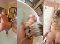 Vídeo filtrado de carrera de besos en el jacuzzi de Vanessa Bohorquez