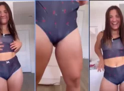 Ailin Perez Safadinha Rebola en pantalones cortos, sin bragas, mostrando todo