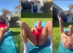 El video filtrado de una sesión de yoga desnuda grabado en 2025